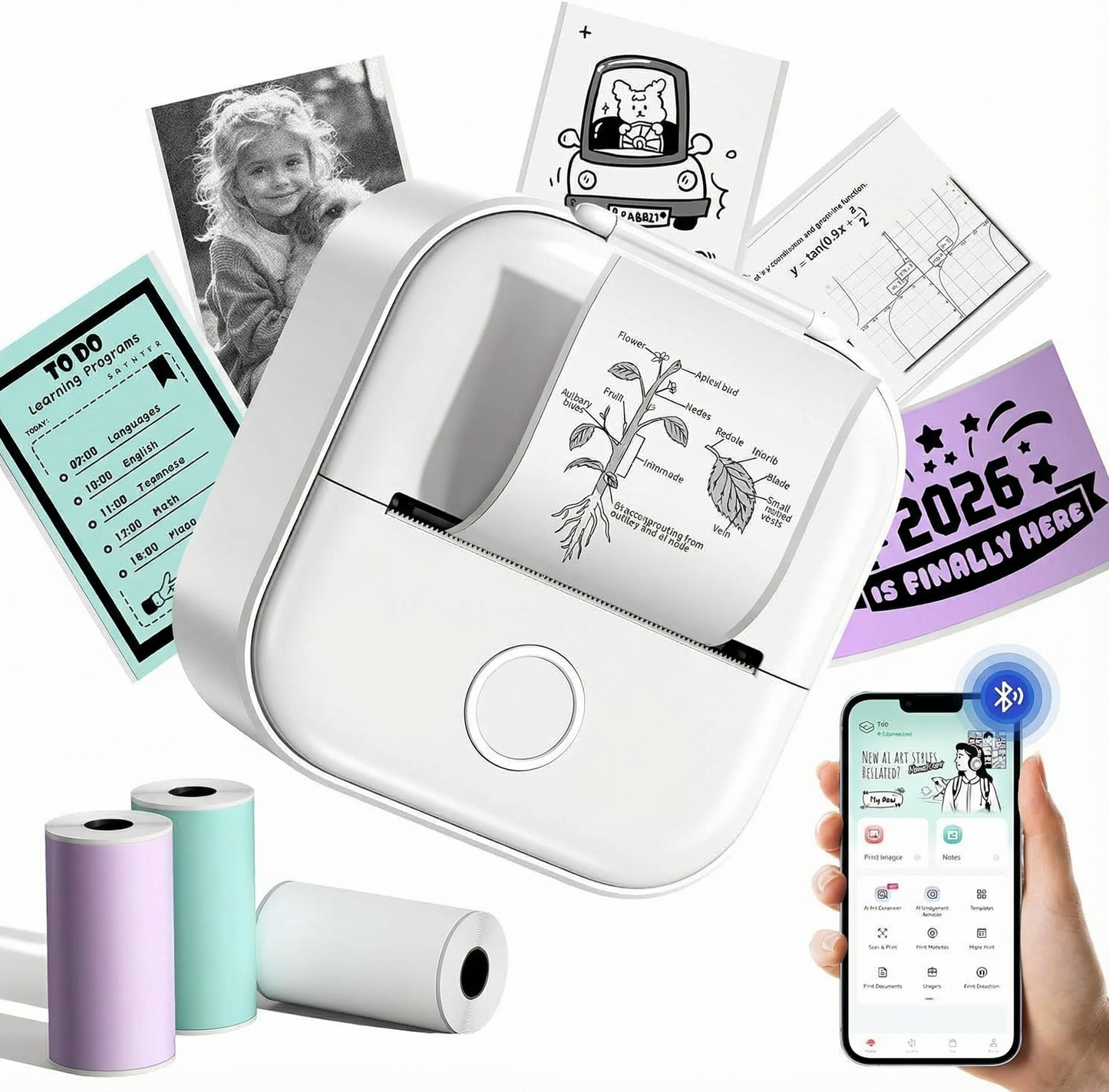 NanoPrint™ - Portable Mini Printer